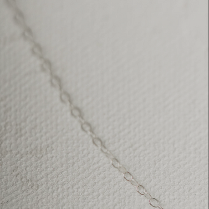 STERLING SILVER OVAL CHAIN