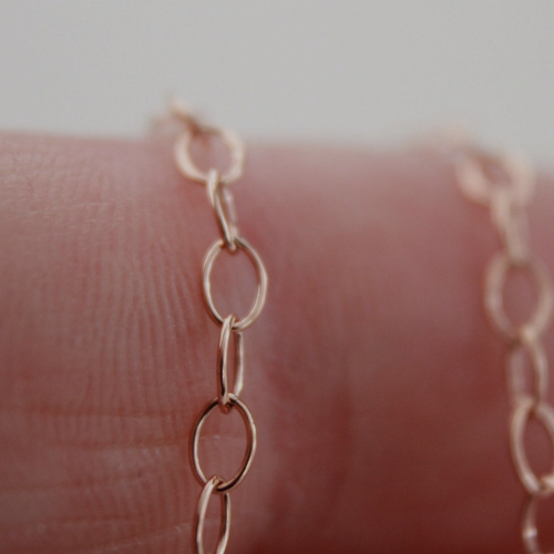 ROSE GOLD FILLED OVAL CHAIN