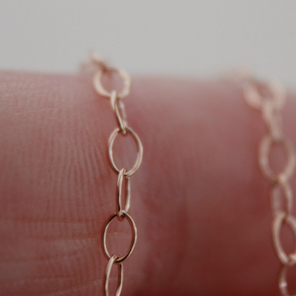 ROSE GOLD FILLED OVAL CHAIN