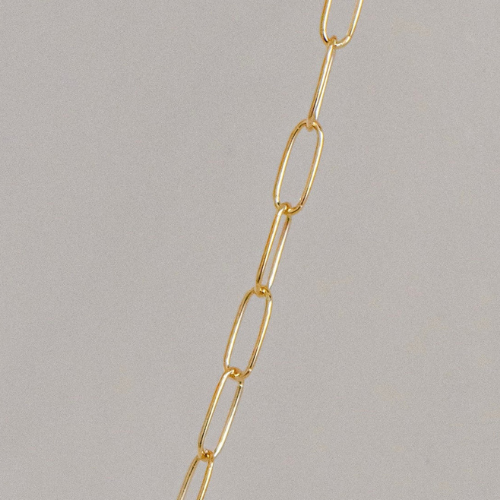 GOLD FILLED PAPERCLIP CHAIN