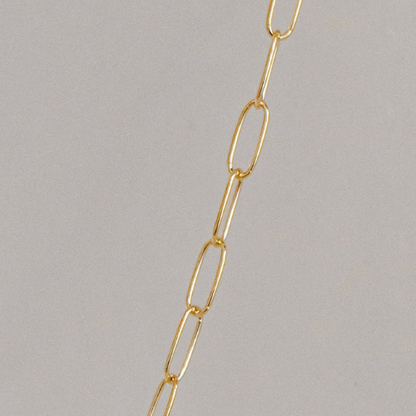 GOLD FILLED PAPERCLIP CHAIN