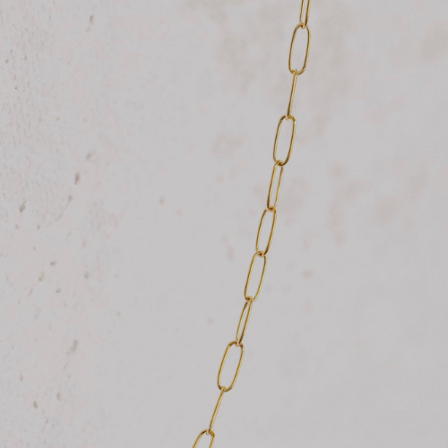 GOLD FILLED PAPERCLIP CHAIN