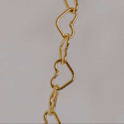 GOLD FILLED HEART CHAIN