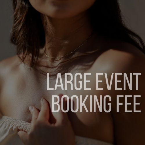 LARGE EVENT BOOKING FEE